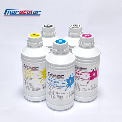 Vivid Water Based White Ink , 1000ml Digital Printing Ink For Textile