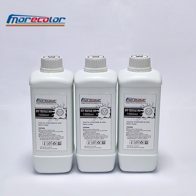 CMYKW Water Resistant Printer Ink , DTF Heat Transfer Printing Ink For EPSON