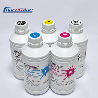 Industrial DTF White Ink 1000ml For T Shirt Printing Vivid Color
