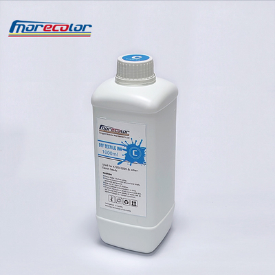 Water Based Textile DTF Printing Ink C M Y K W For Heat Transfer Machine
