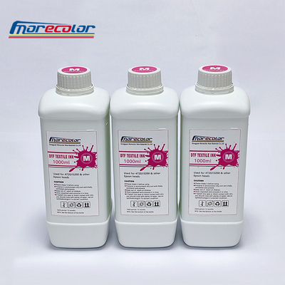 DTF Inkjet Ink For T Shirt Printing With Vivid CMYK White Color