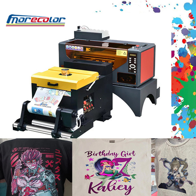 Multicolor DTF Transfer Printer 110V 220V With Intelligent PLC Touch Screen