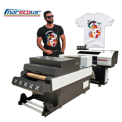60cm  DTF Transfer Printer Automatic High Resolution White CMYBK Color