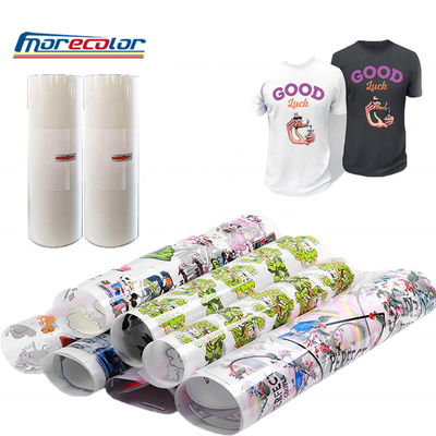 Roll To Roll DTF PET Film 75 Micron For Digital T Shirt Printing