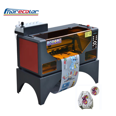 300mm DTF Printing Machine , Heat Transfer PET Film Printer CMYK Color